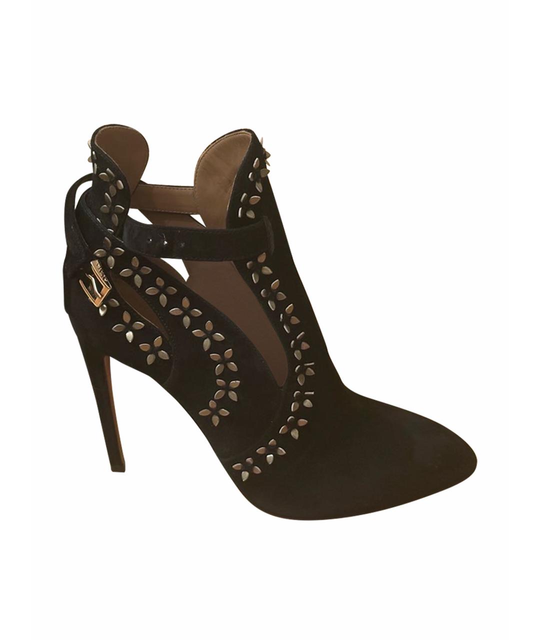 ALAIA Черные замшевые ботильоны, фото 1