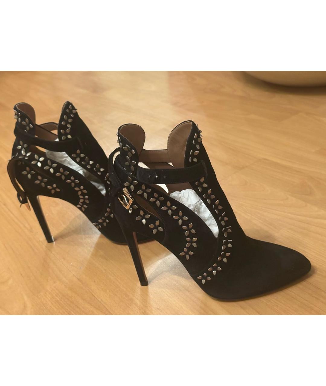 ALAIA Черные замшевые ботильоны, фото 5