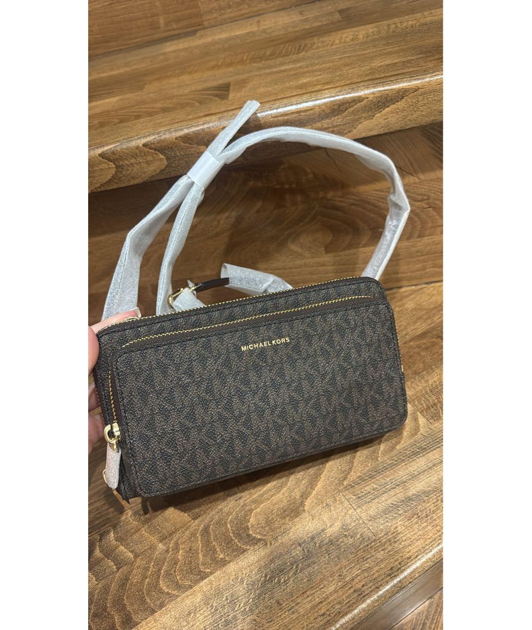 MICHAEL KORS Коричневая сумка через плечо, фото 2