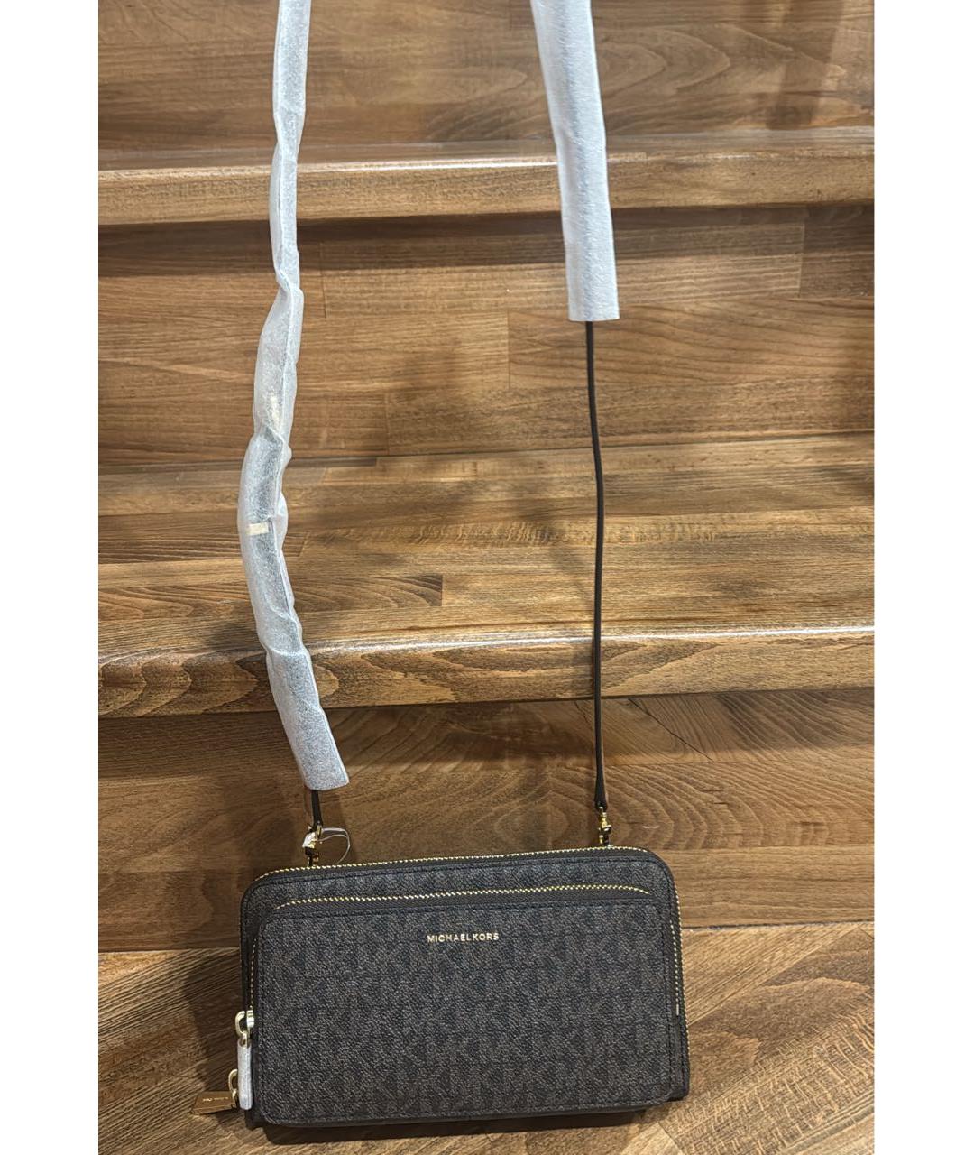 MICHAEL KORS Коричневая сумка через плечо, фото 6