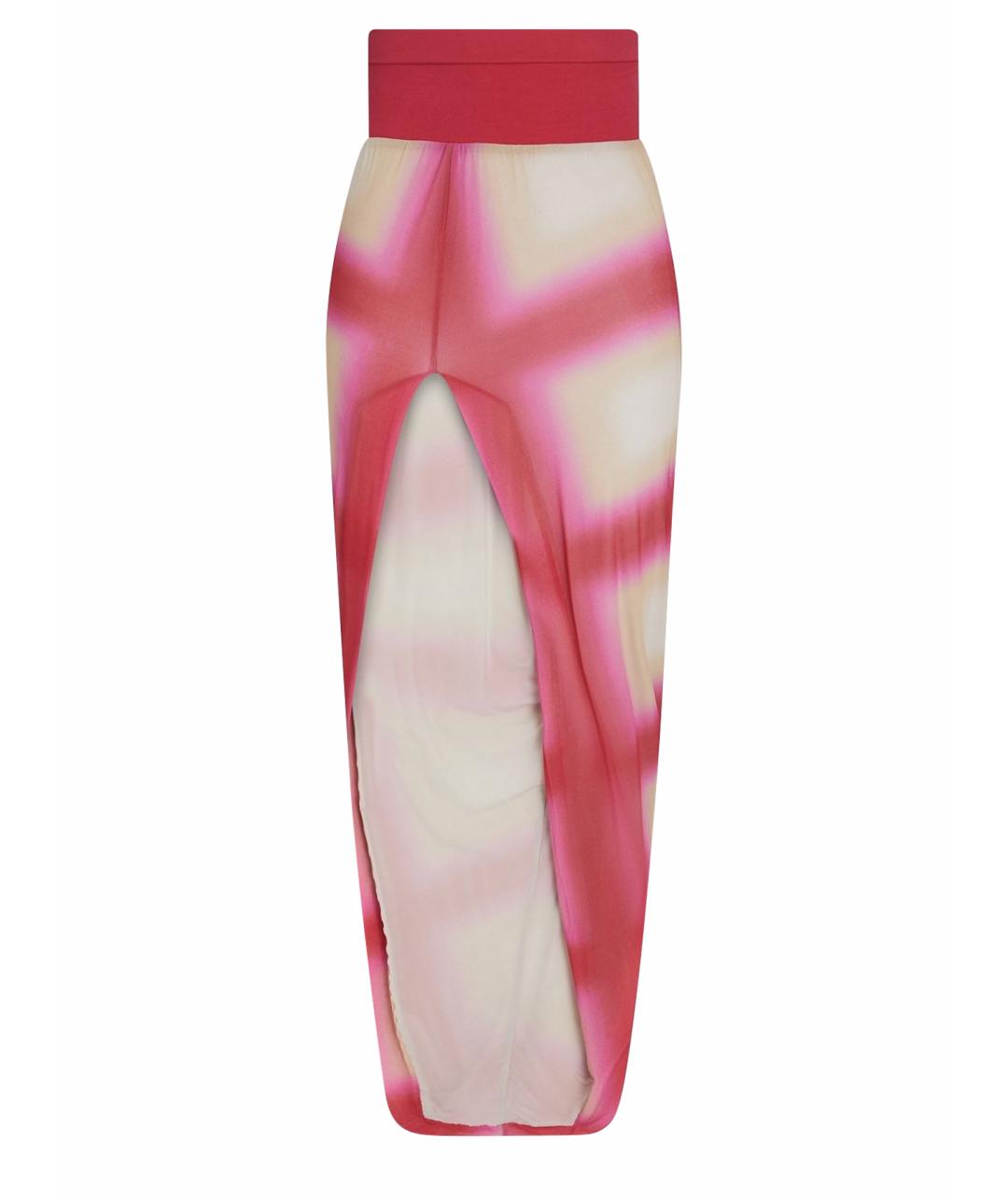 RICK OWENS Фуксия юбка миди, фото 1