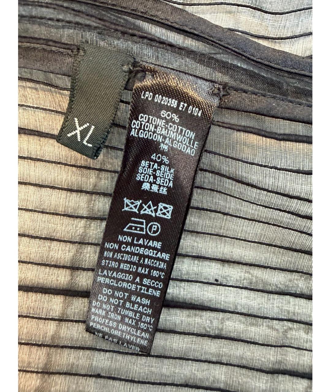 LA PERLA Черный хлопковый жилет, фото 3