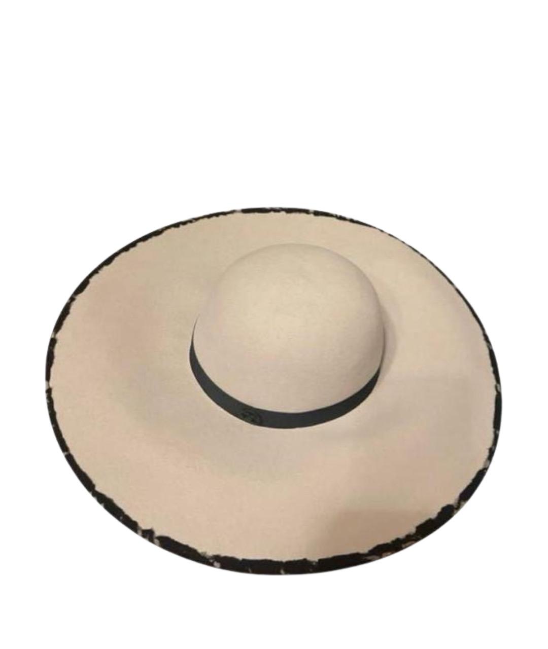 CHANEL Бежевая кашемировая шляпа, фото 1
