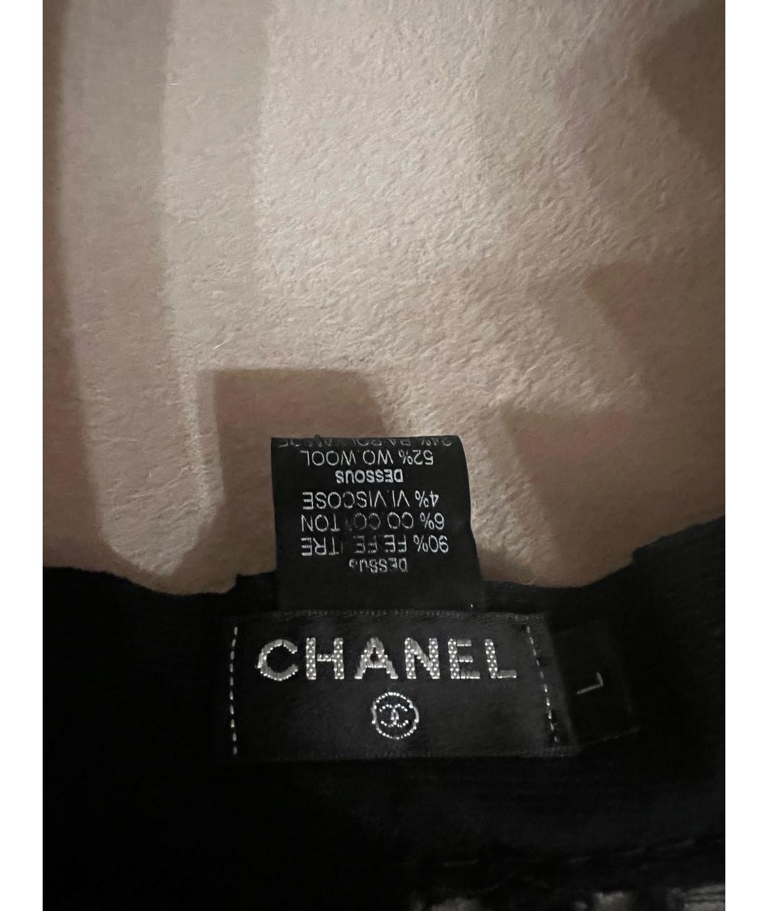 CHANEL Бежевая кашемировая шляпа, фото 5