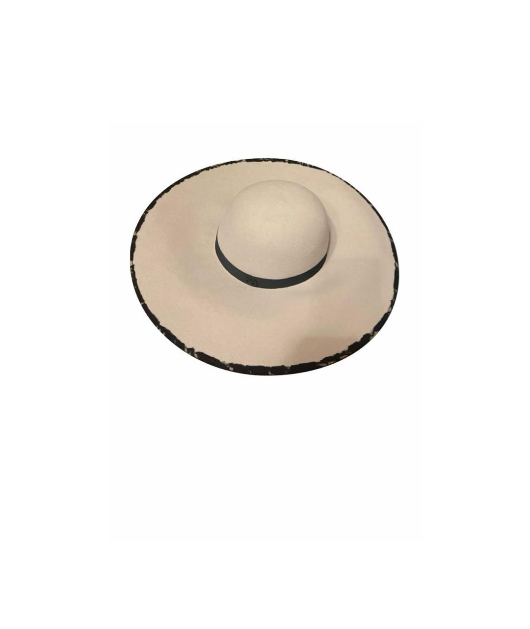 CHANEL Бежевая кашемировая шляпа, фото 7