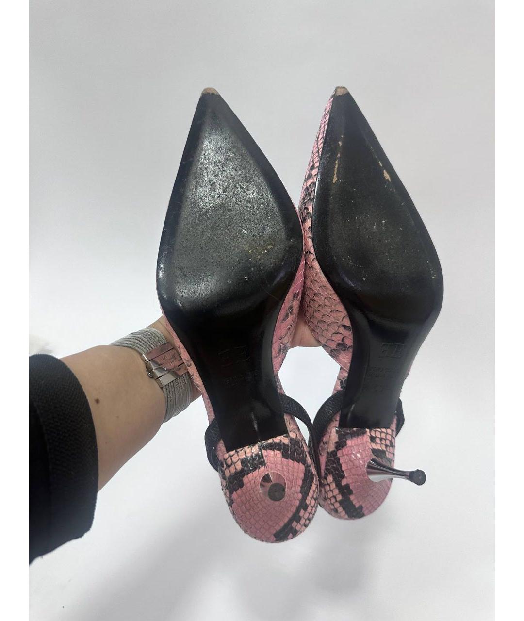 ERMANNO SCERVINO Мульти кожаные туфли, фото 5