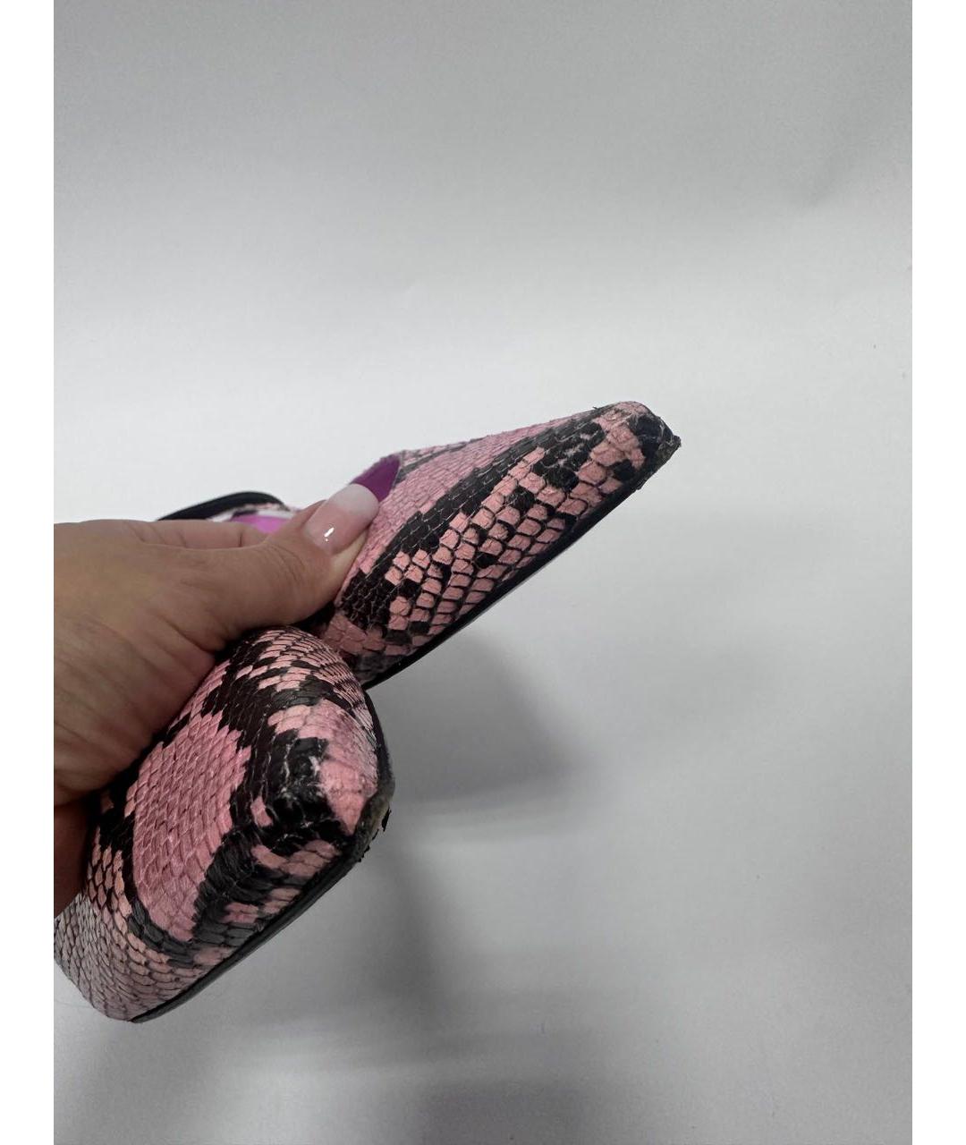 ERMANNO SCERVINO Мульти кожаные туфли, фото 8