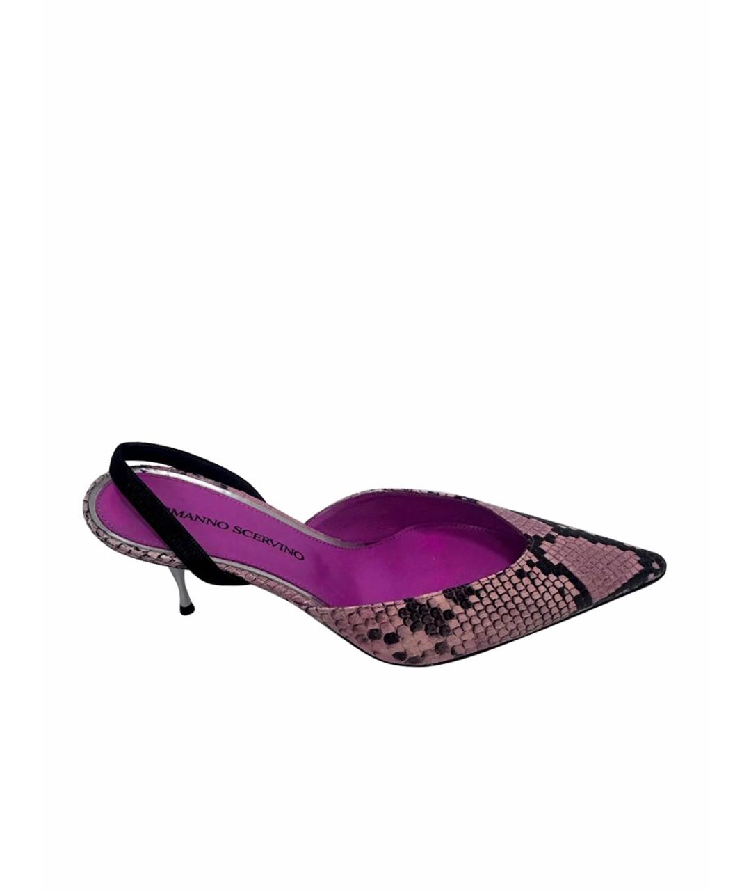 ERMANNO SCERVINO Мульти кожаные туфли, фото 1