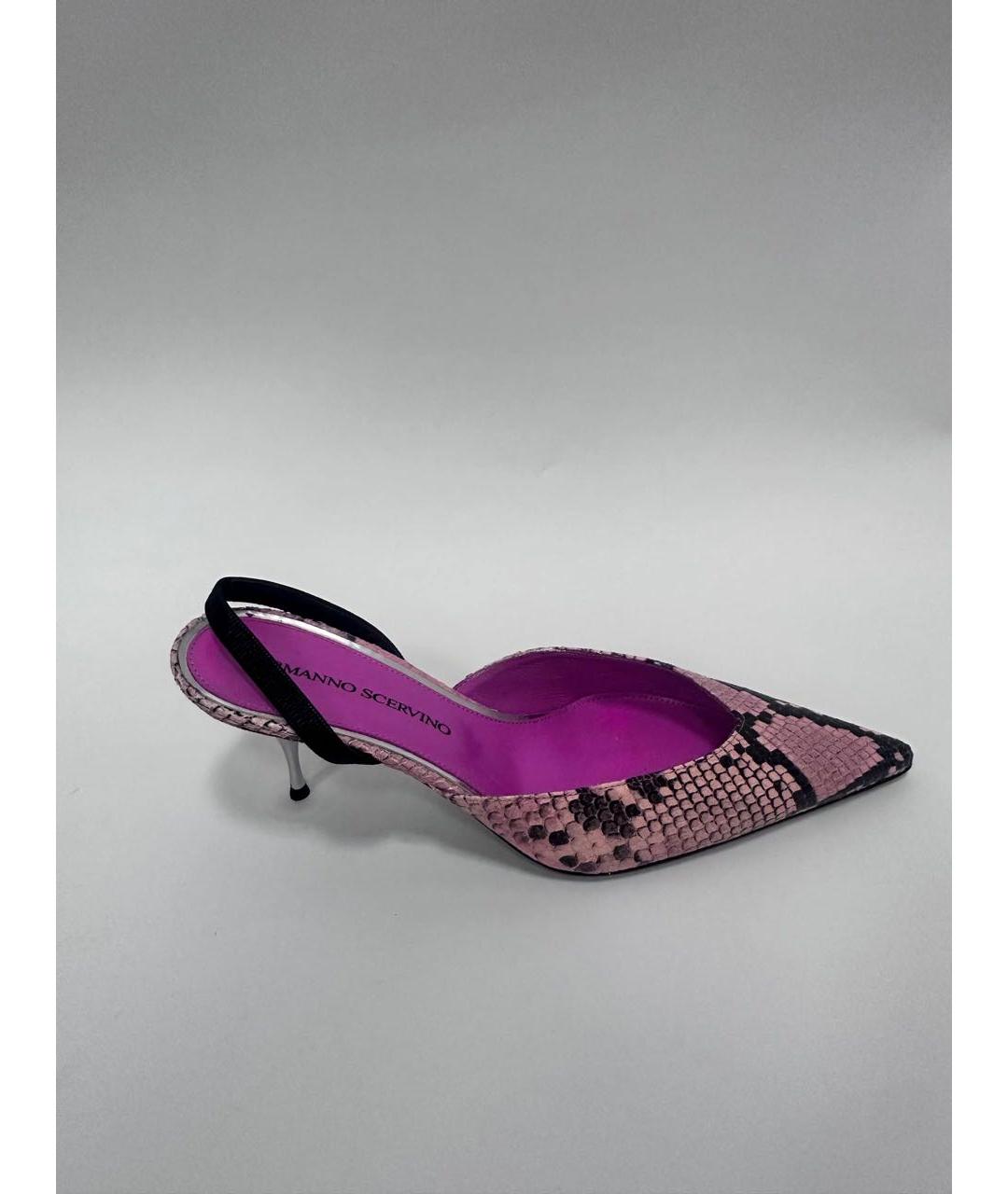 ERMANNO SCERVINO Мульти кожаные туфли, фото 9