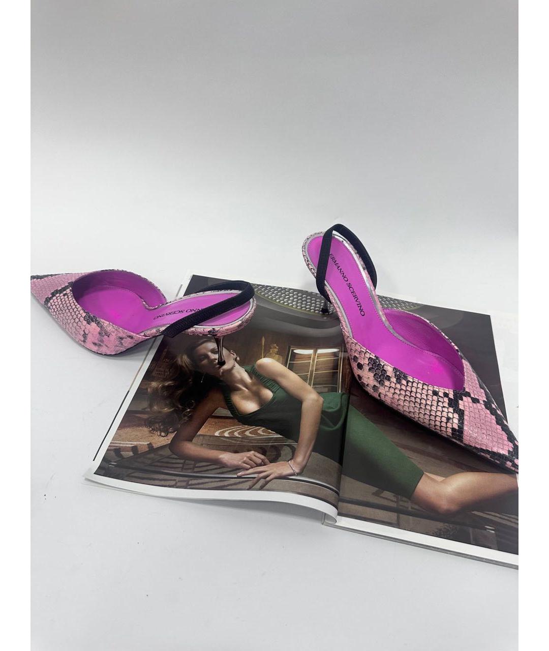 ERMANNO SCERVINO Мульти кожаные туфли, фото 6