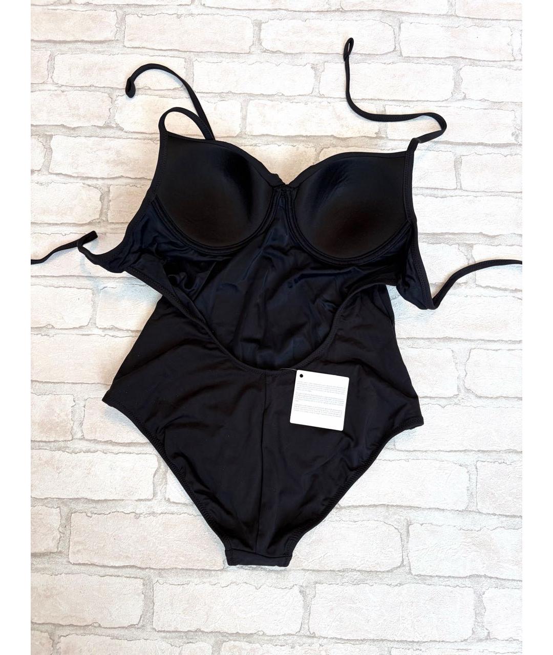 LA PERLA Черный полиэстеровый купальник, фото 2