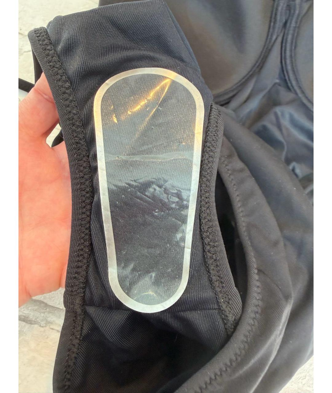 LA PERLA Черный полиэстеровый купальник, фото 7