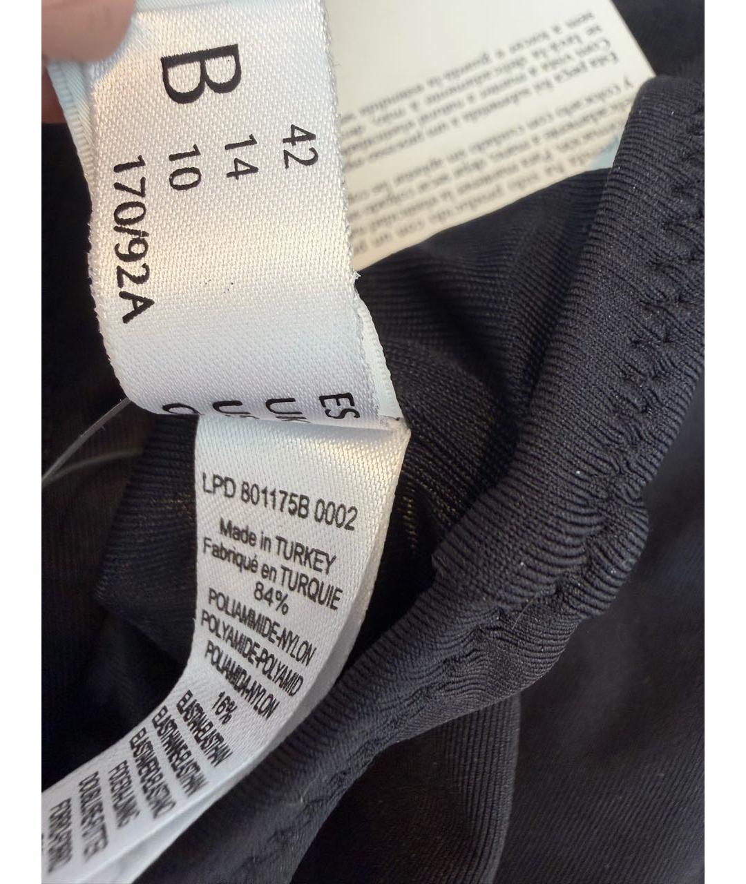 LA PERLA Черный полиэстеровый купальник, фото 6