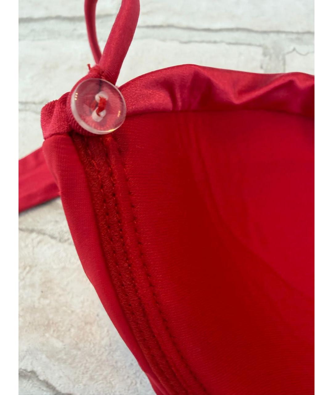 LA PERLA Красный полиэстеровый купальник, фото 4