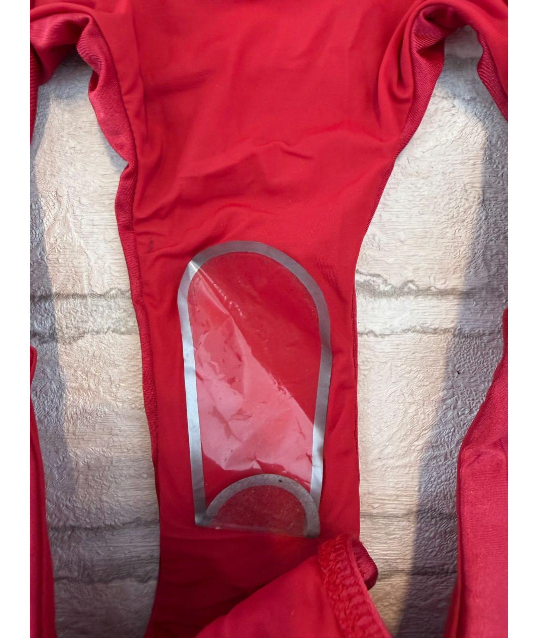 LA PERLA Красный полиэстеровый купальник, фото 5