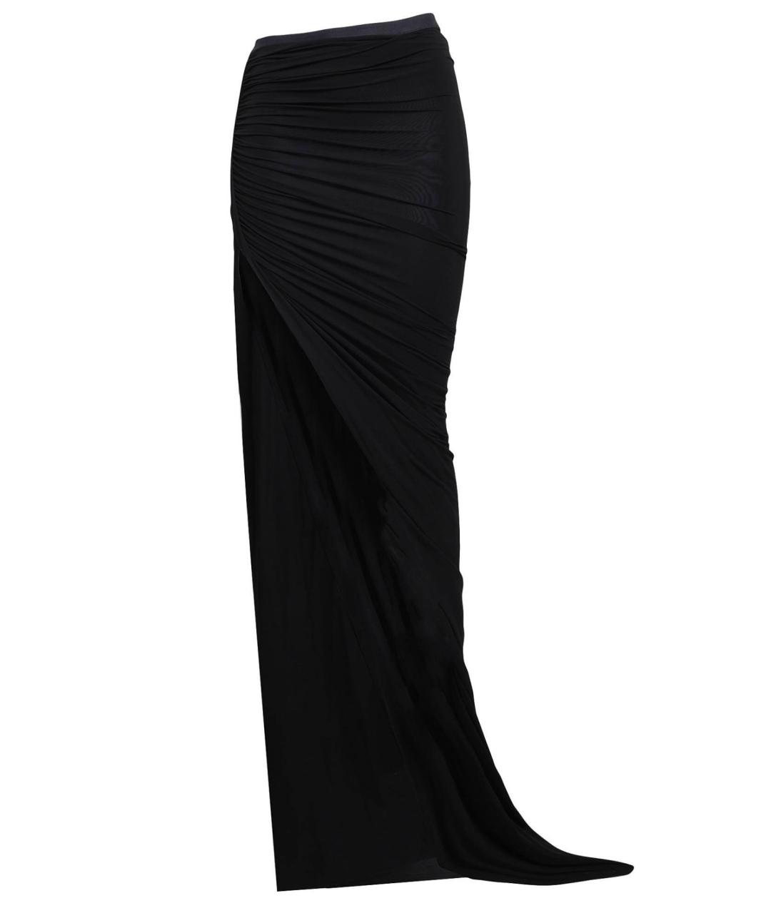 RICK OWENS Черная юбка макси, фото 6