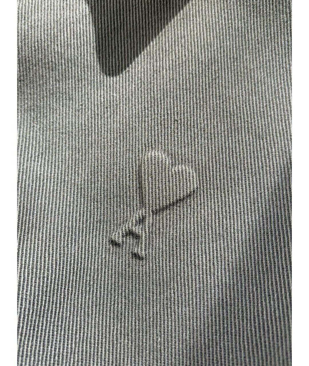 AMI ALEXANDRE MATTIUSSI Зеленая хлопковая куртка, фото 4