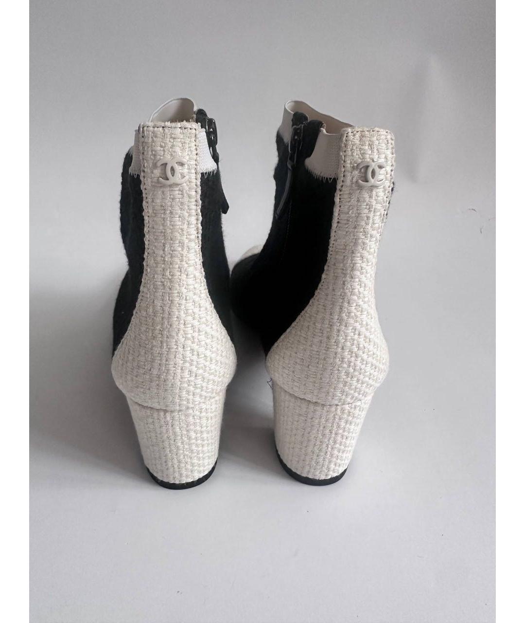 CHANEL Мульти текстильные ботильоны, фото 5