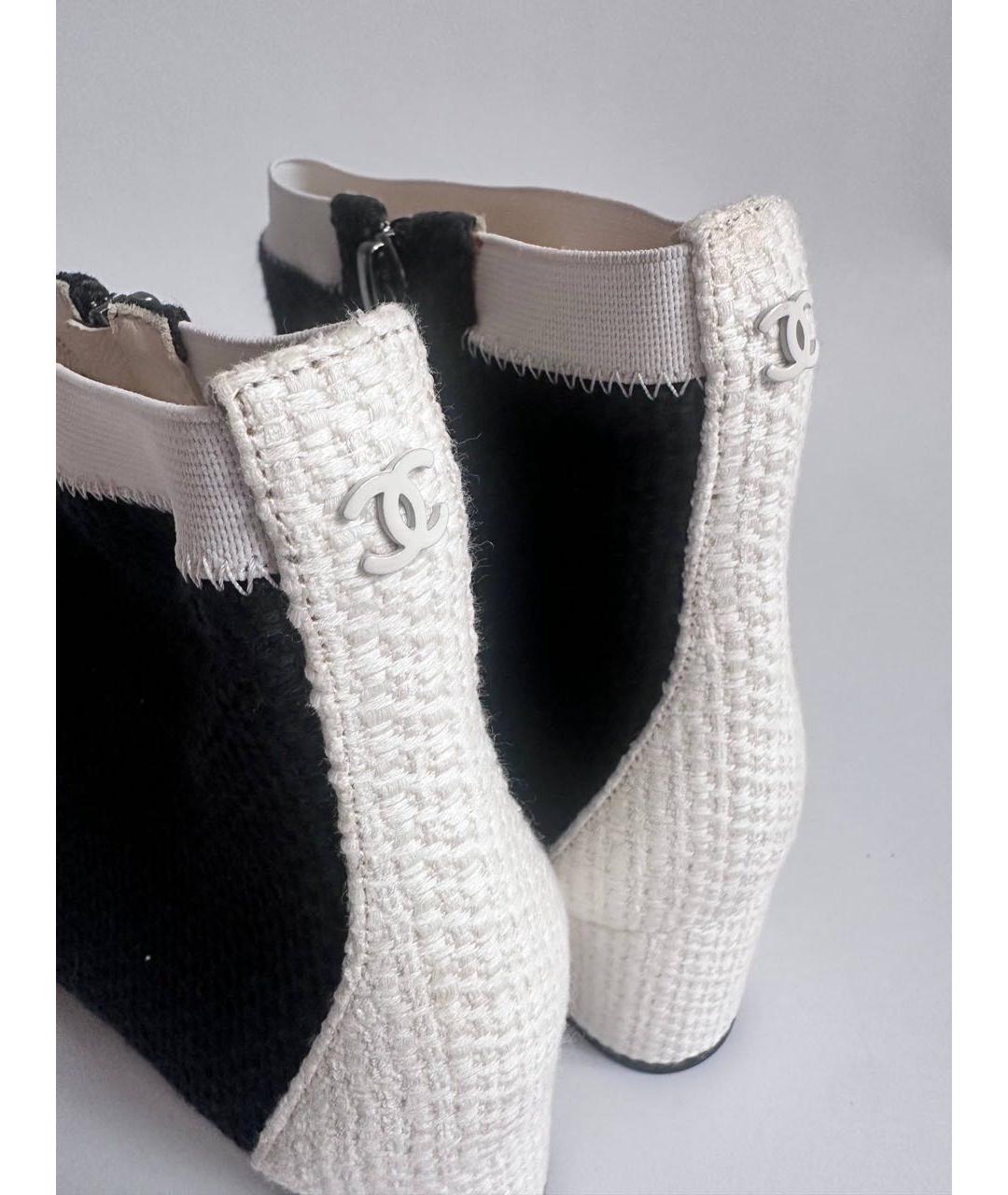 CHANEL Мульти текстильные ботильоны, фото 3
