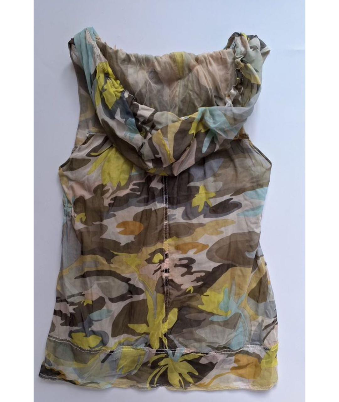 MISSONI Мульти шелковая блузы, фото 3