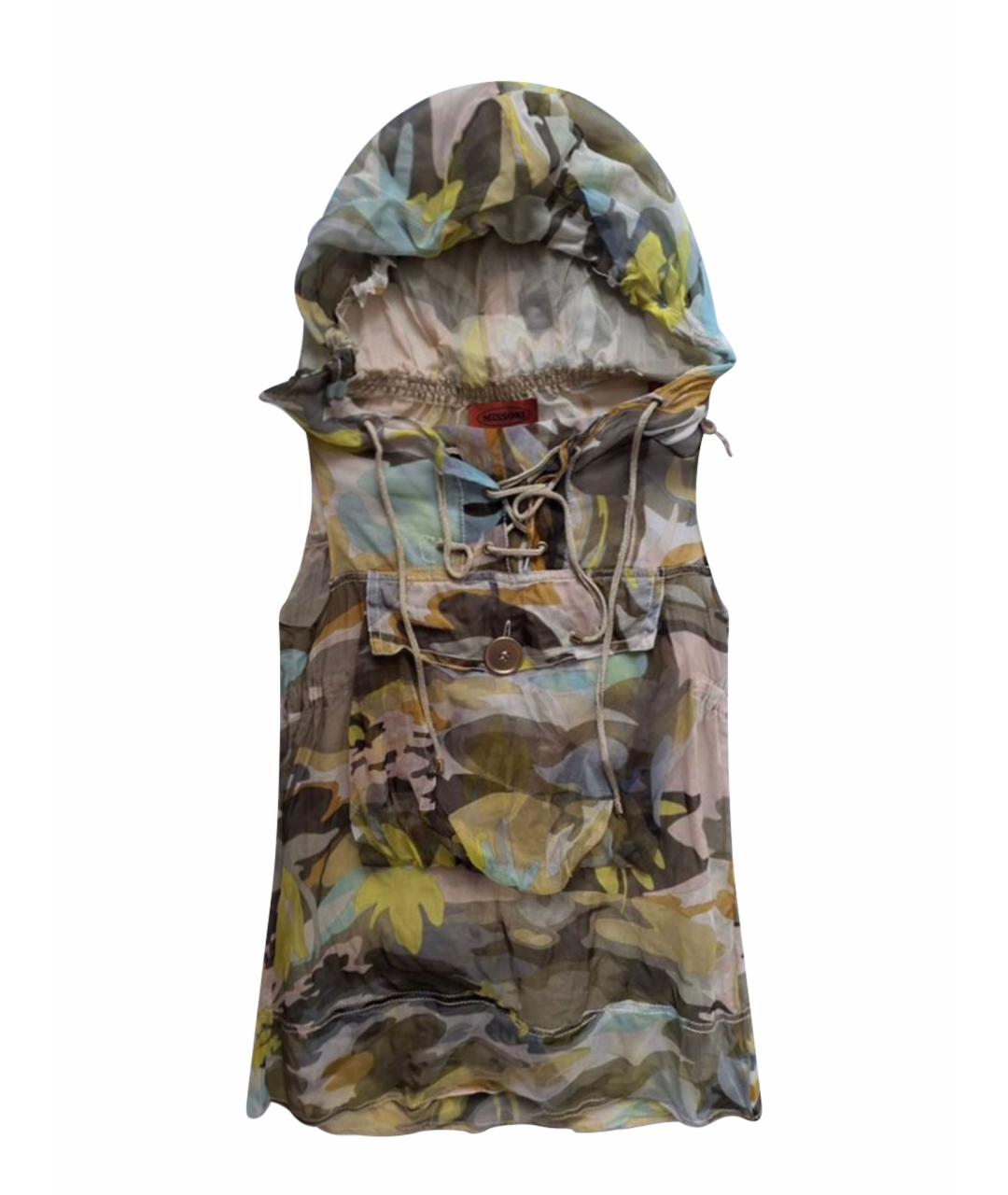 MISSONI Мульти шелковая блузы, фото 1