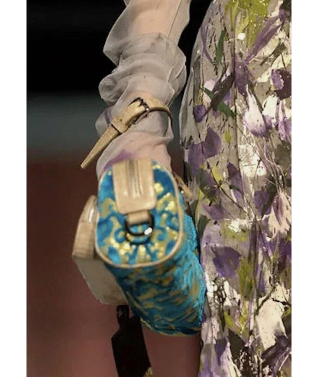 DOLCE&GABBANA Серое шелковое коктейльное платье, фото 8