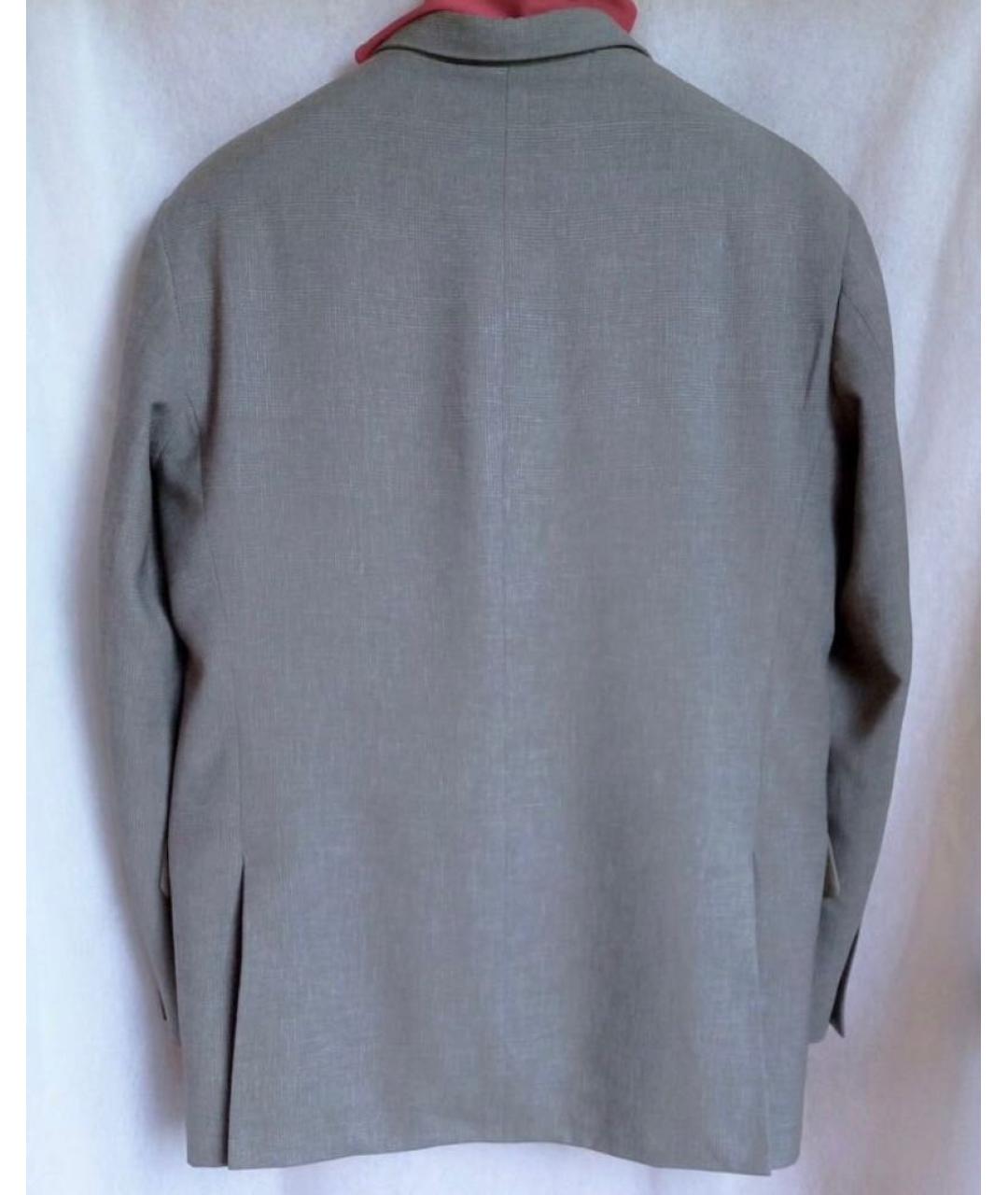 ETRO Бежевый шерстяной пиджак, фото 4