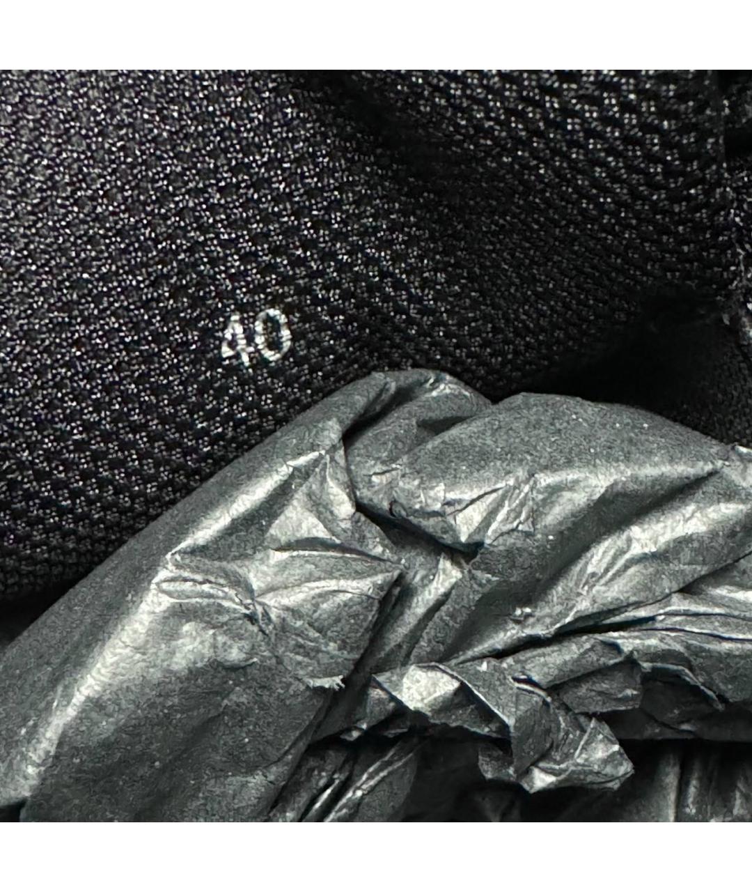 RAF SIMONS Черные кожаные кроссовки, фото 5