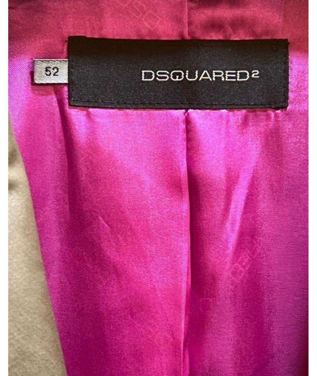 DSQUARED2 Серый хлопковый пиджак, фото 3