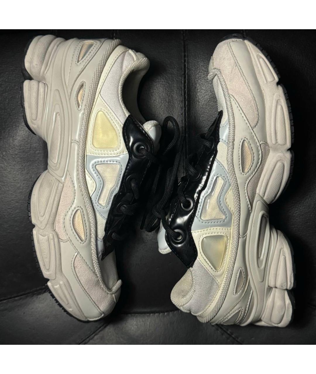 ADIDAS X RAF SIMONS Белые текстильные кроссовки, фото 6