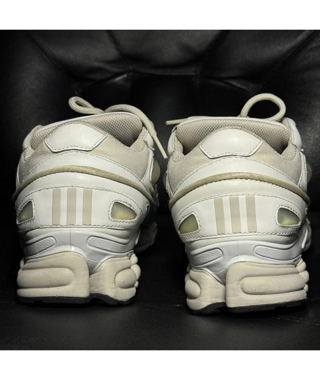 ADIDAS X RAF SIMONS Белые кожаные низкие кроссовки / кеды, фото 2