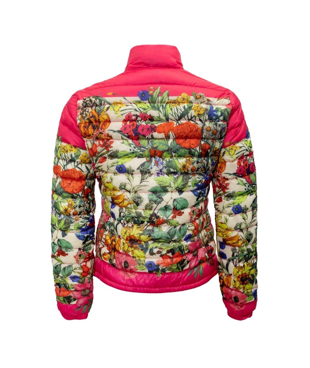 MONCLER Розовый полиэстеровый пуховик, фото 2