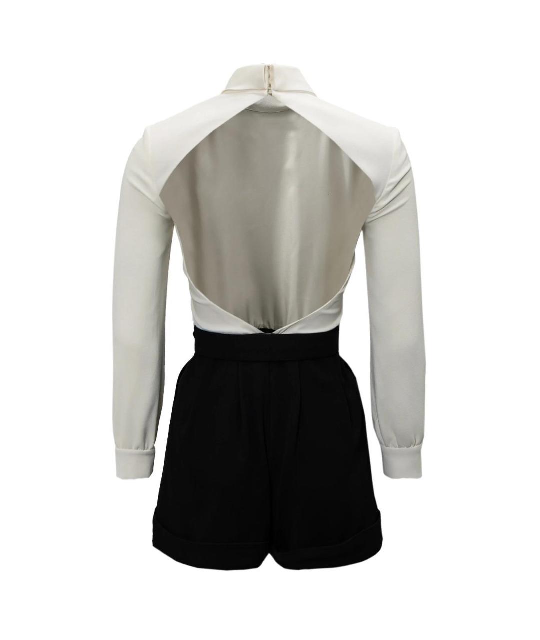 SAINT LAURENT Белый вискозный комбинезон, фото 2