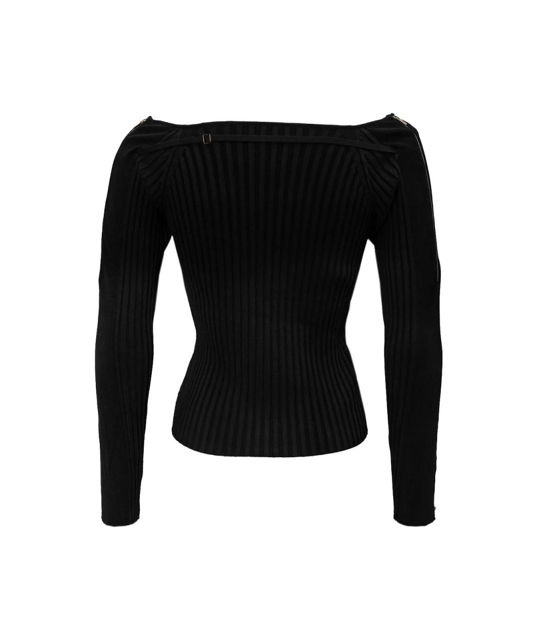 JACQUEMUS Черный вискозный джемпер / свитер, фото 2