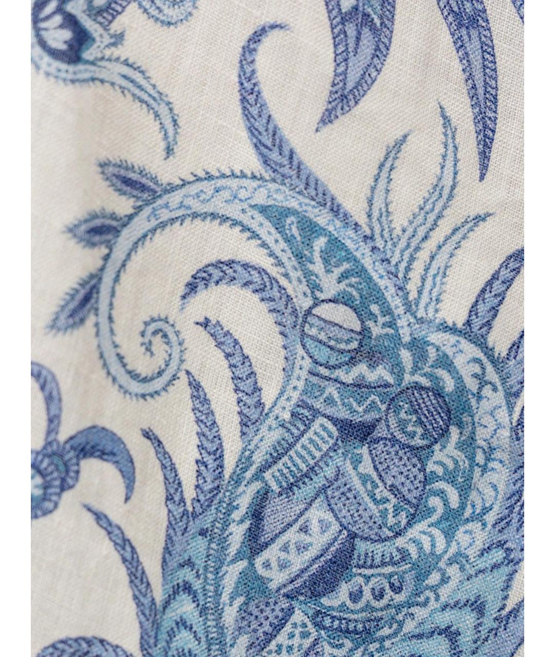 ZIMMERMANN Белое льняное повседневное платье, фото 3