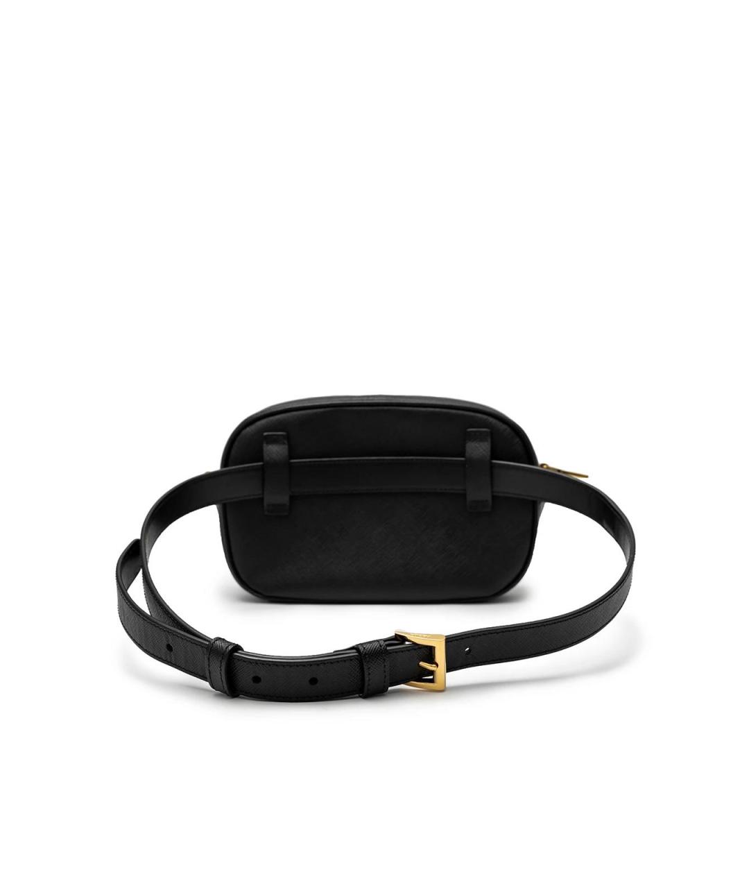 PRADA Черная кожаная сумка через плечо, фото 3