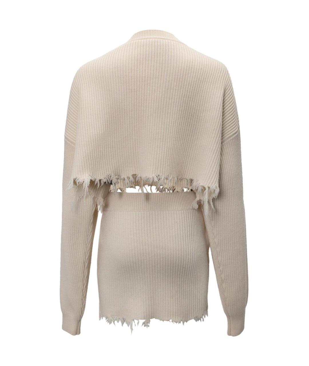 VETEMENTS Белый шерстяной костюм с брюками, фото 2