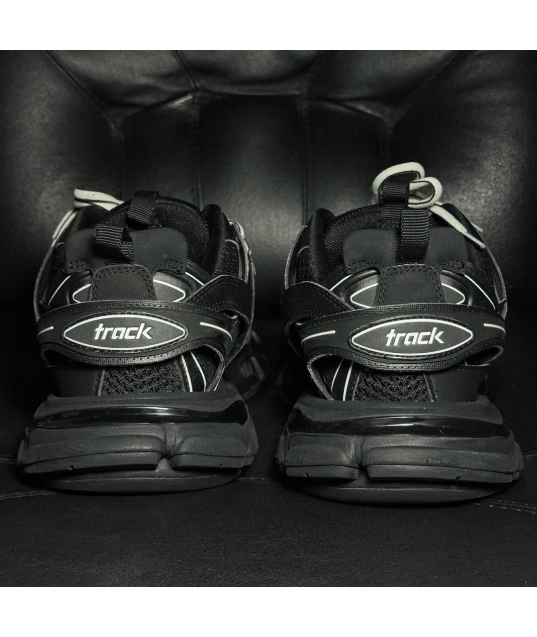 BALENCIAGA Черные текстильные низкие кроссовки / кеды, фото 2