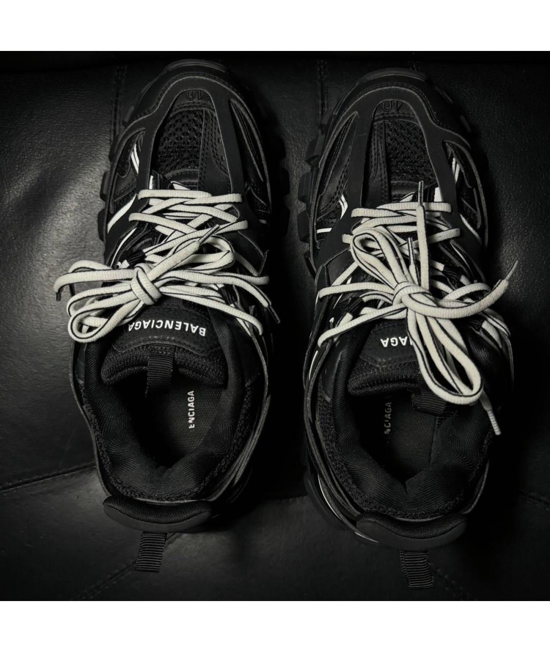 BALENCIAGA Черные текстильные кроссовки, фото 6