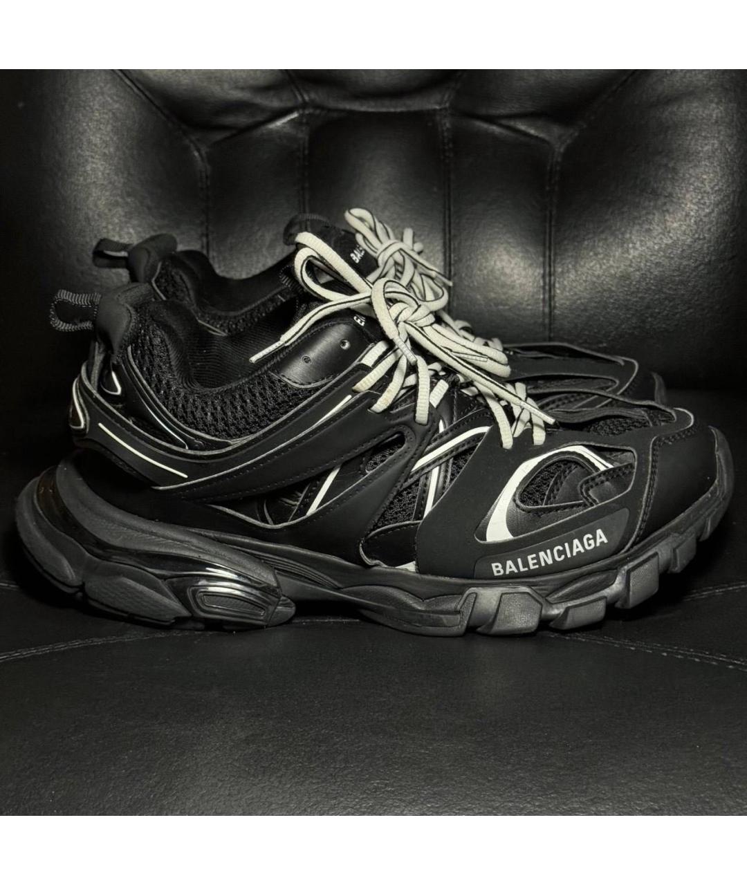 BALENCIAGA Черные текстильные кроссовки, фото 9