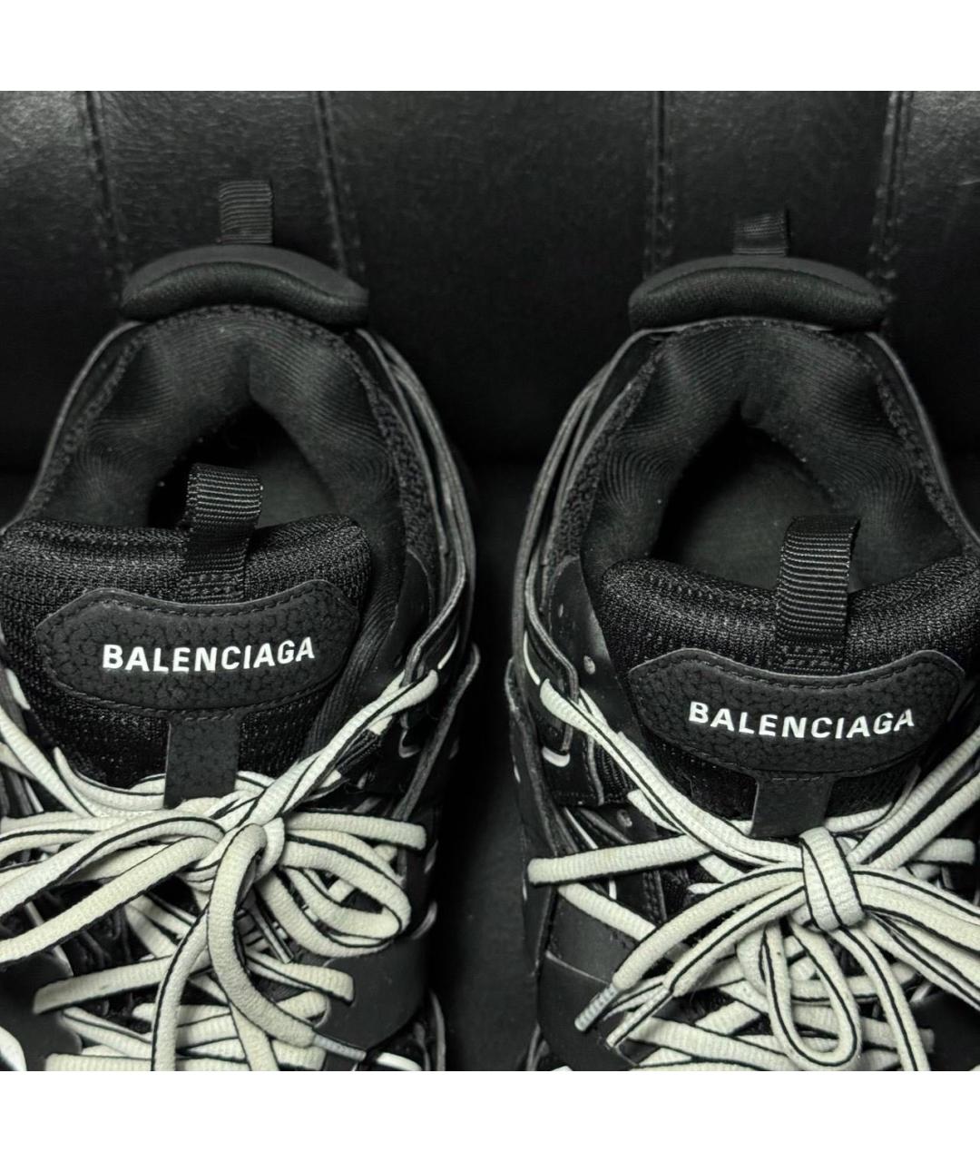 BALENCIAGA Черные текстильные кроссовки, фото 7