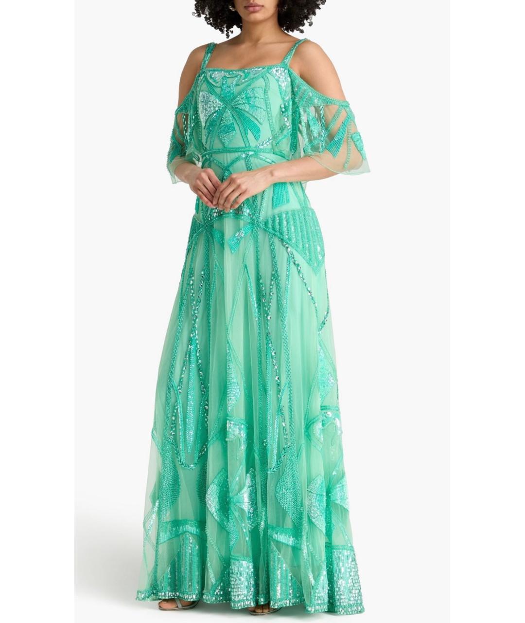 ZUHAIR MURAD Зеленые полиамидовое коктейльное платье, фото 2