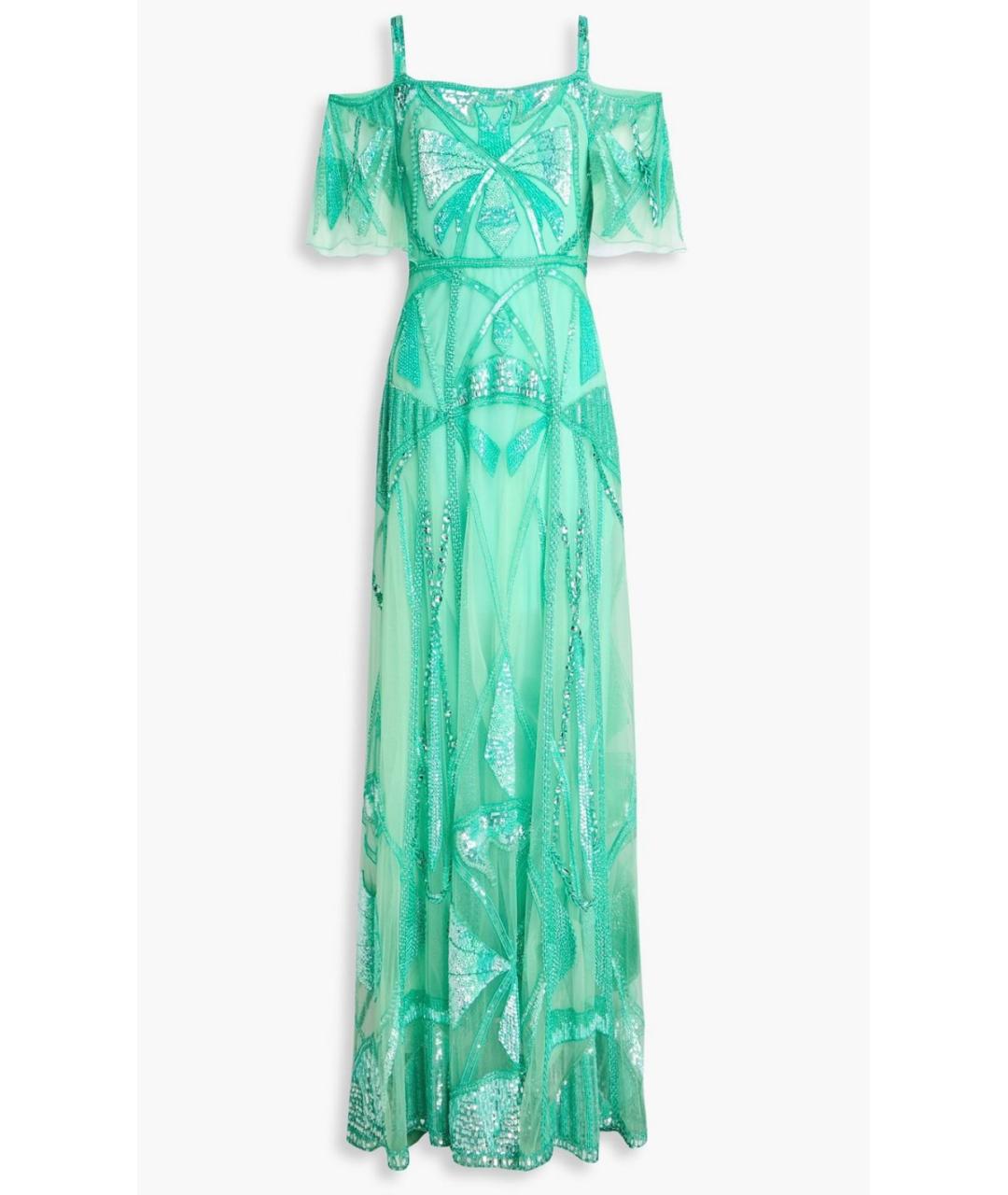 ZUHAIR MURAD Зеленые полиамидовое коктейльное платье, фото 4