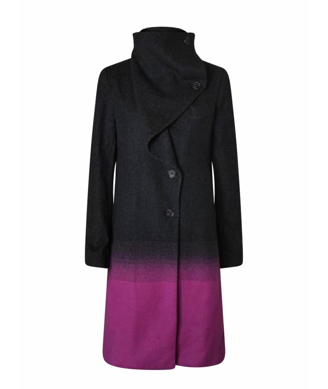 ALEXANDER MCQUEEN Мульти шерстяное пальто, фото 9