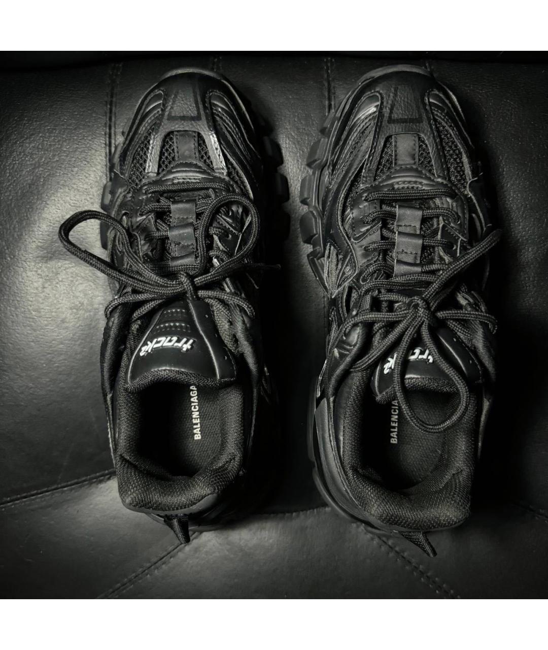 BALENCIAGA Черные текстильные кроссовки, фото 6