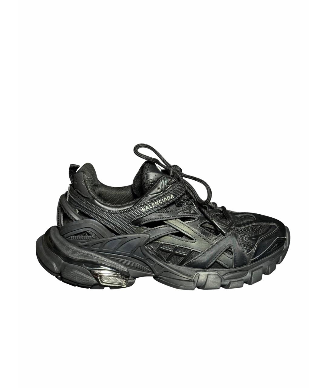 BALENCIAGA Черные текстильные кроссовки, фото 1