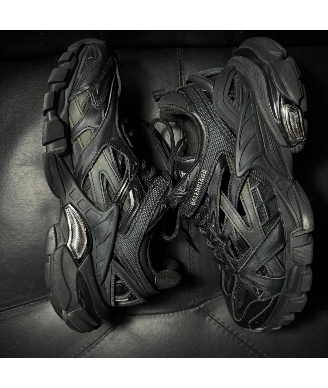 BALENCIAGA Черные текстильные кроссовки, фото 3