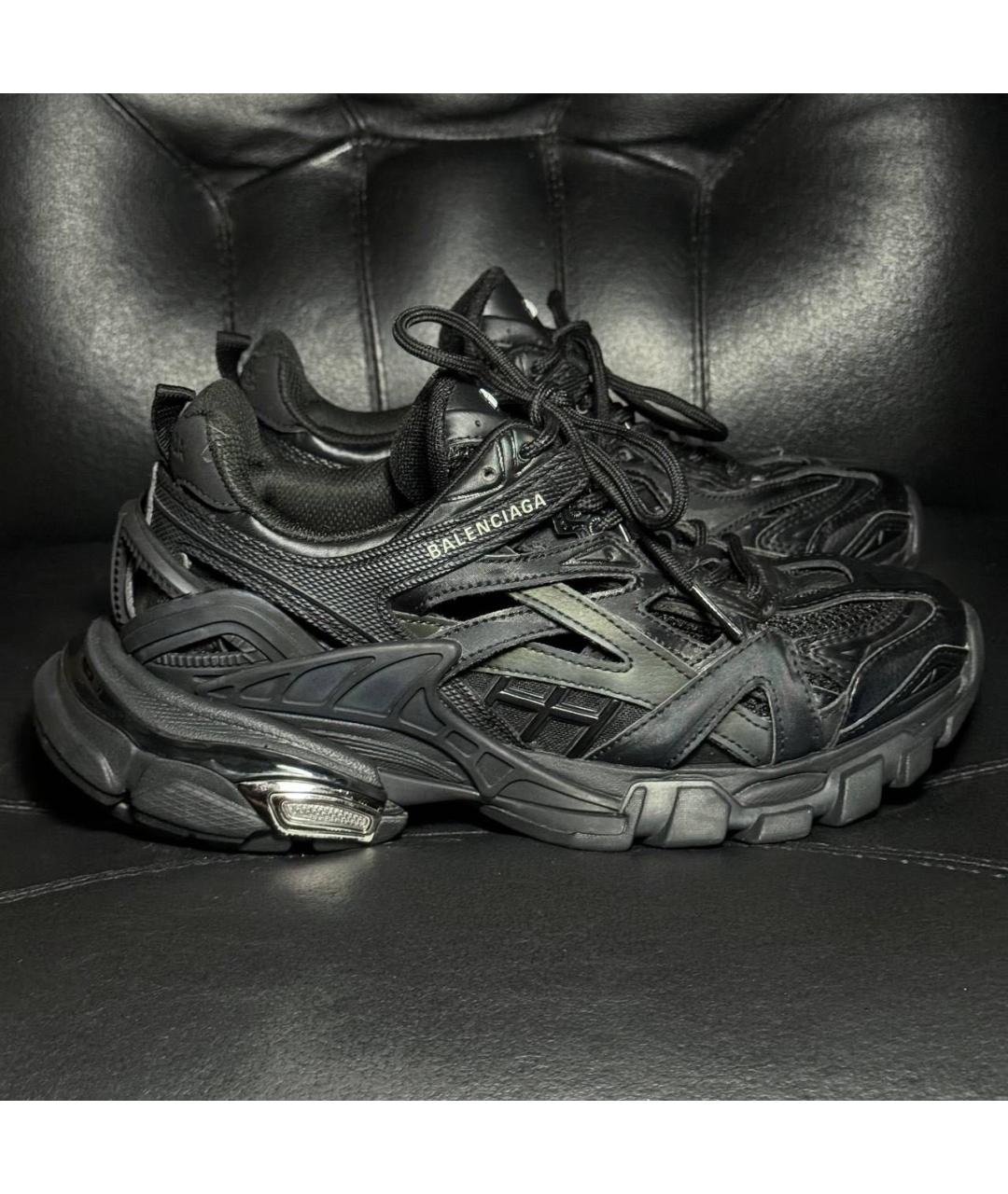 BALENCIAGA Черные текстильные кроссовки, фото 9