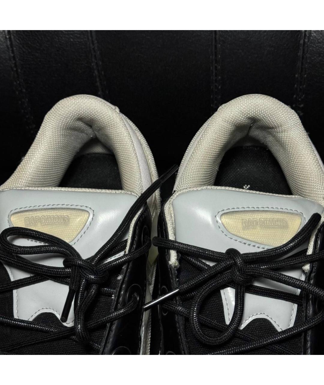 RAF SIMONS Белые текстильные низкие кроссовки / кеды, фото 5