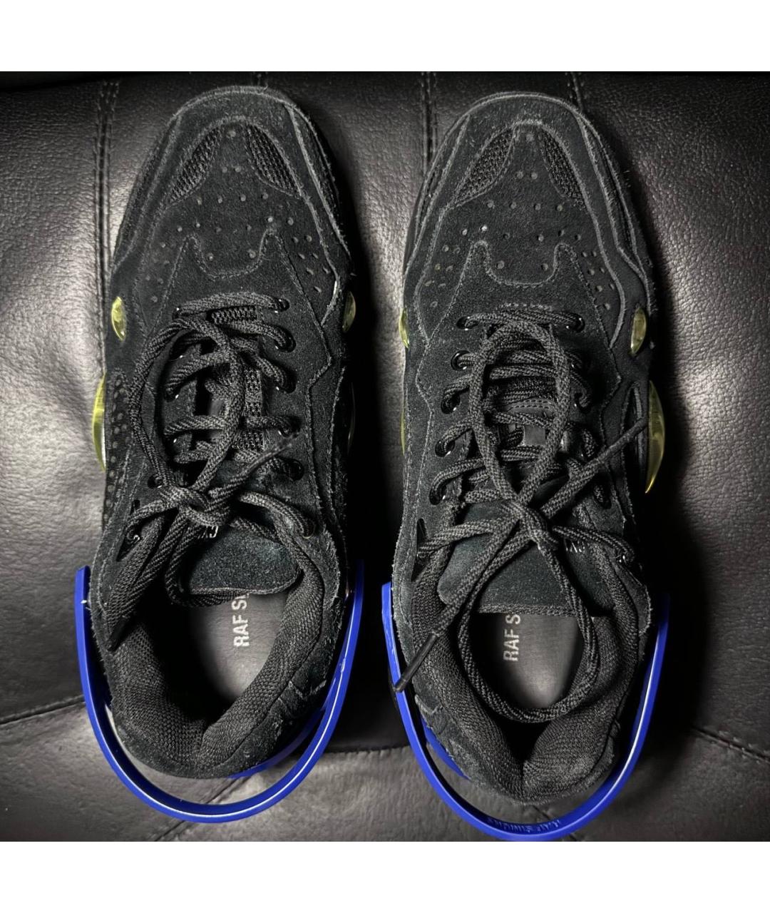 RAF SIMONS Черные текстильные кроссовки, фото 7